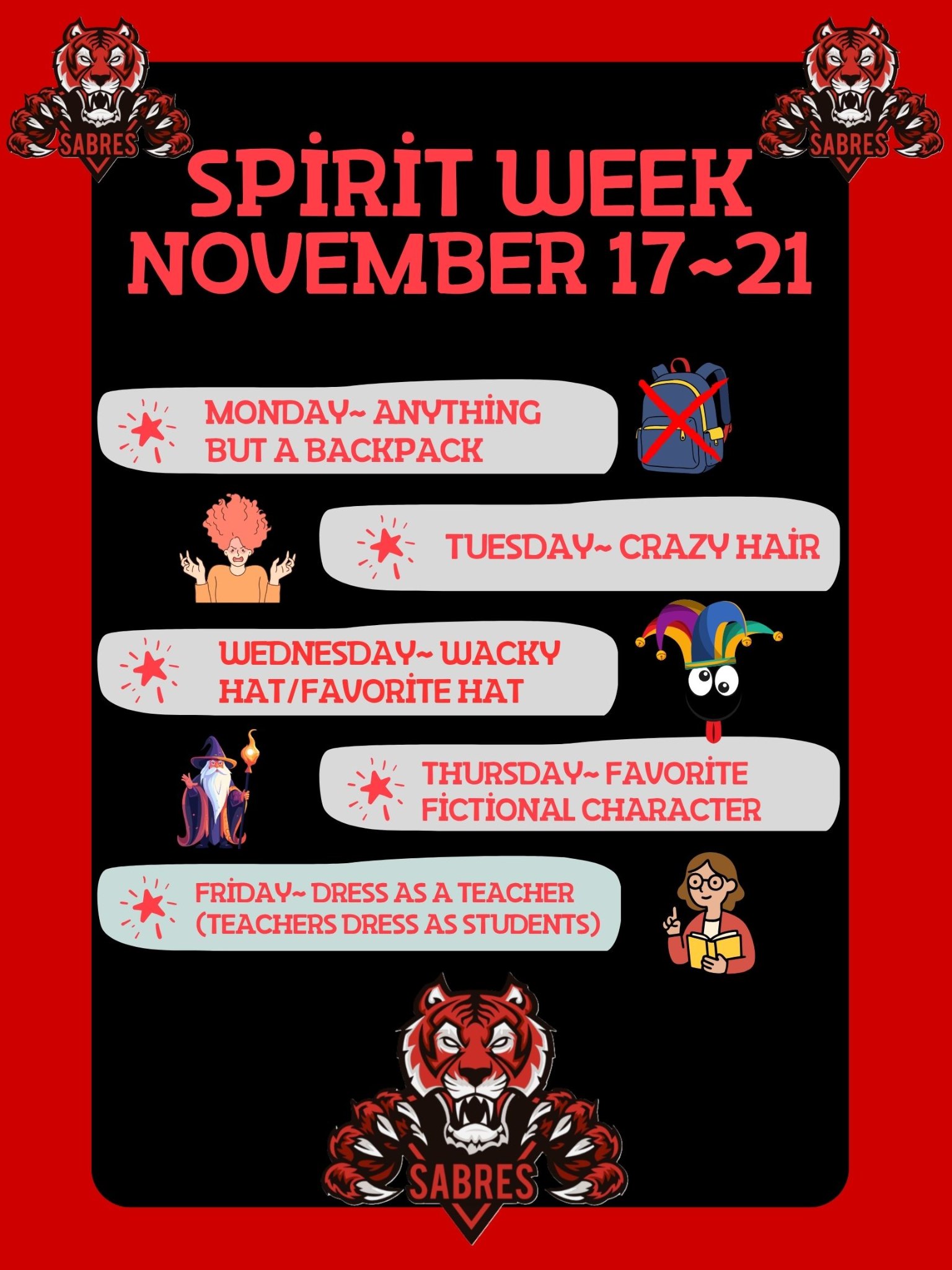 November Spirit Week